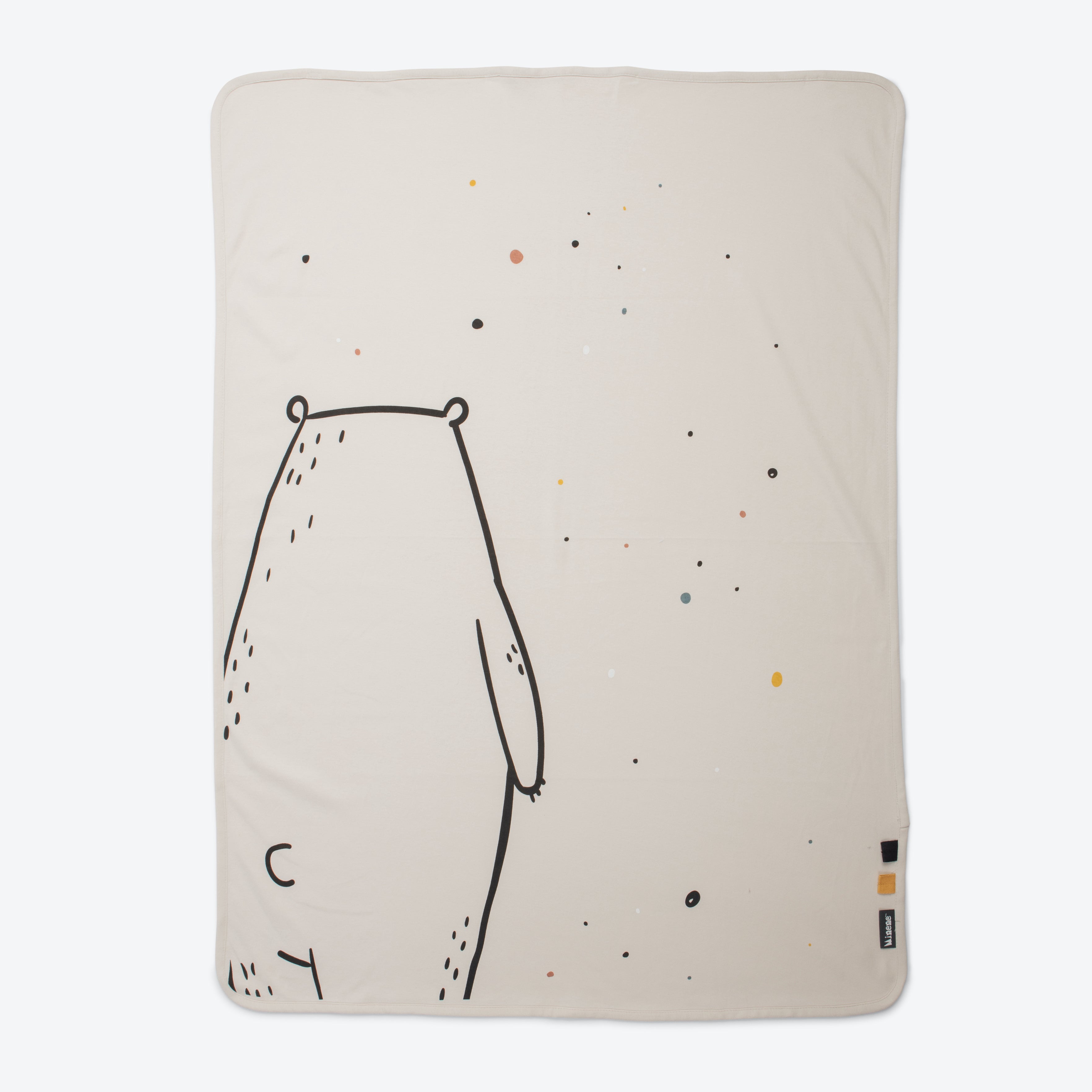 Double sided Summer Blanket size: 85x115cm - Animal Collection!