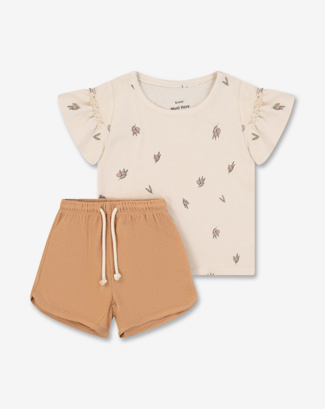 Ruffled Top & Pants Set O