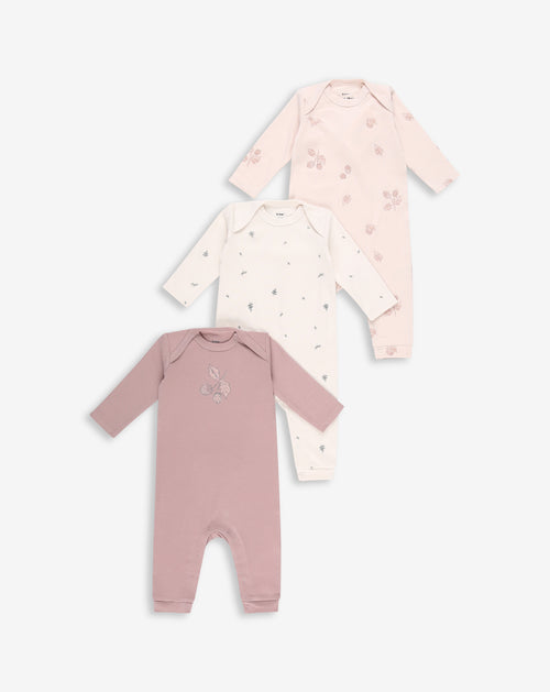 3 Pack Long Overalls WSP3