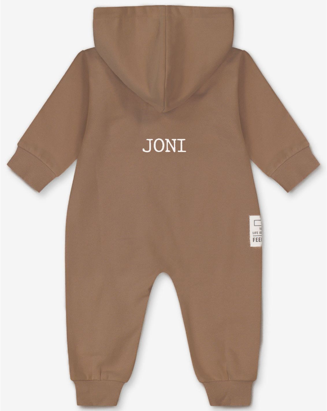 Hooded Overall With Zipper FB4