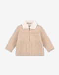 Denim Jacket With Fur J10