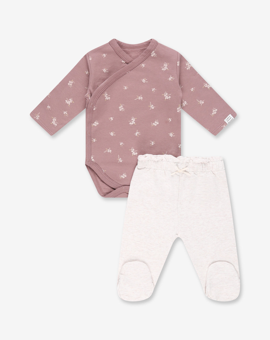 Flannel Bodysuit & Tights Set C1