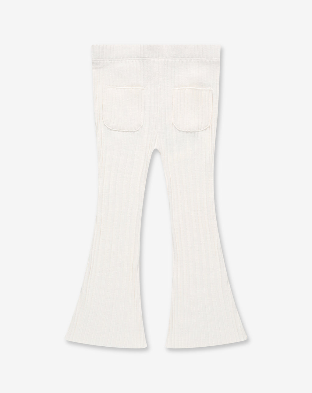 Rib flare Pants With Pockets A19