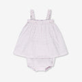 Straps Woven Dress & Bloomer H05