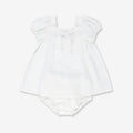 Puff Sleeve Woven Dress & Bloomer H6