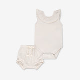 Bodysuit & Woven Pants Set H27