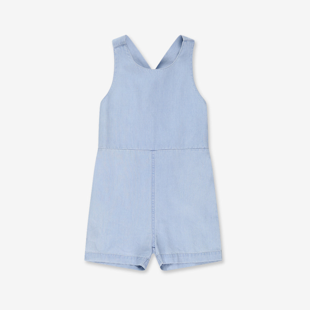 ストラップオーバーオールジーンズ H31