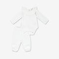 Bodysuit & Woven Pants Set H34