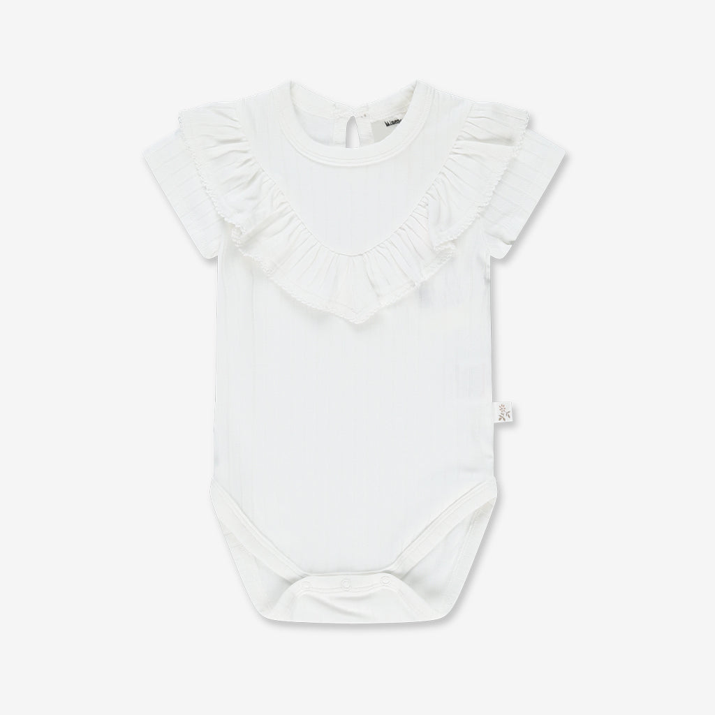 Baby Girl Ruffled BodySuit RIB1