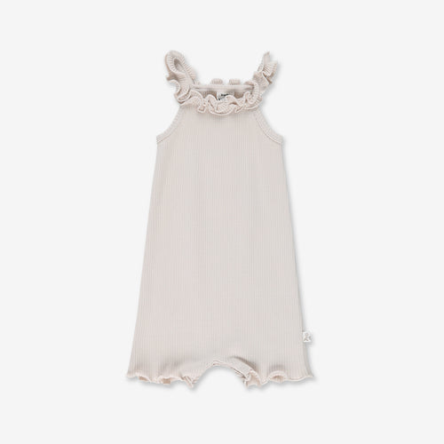 Baby Girl Rib Tank Overall RIB