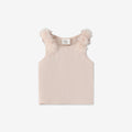 Tank Top With 3D Tulle Flowers H - H2