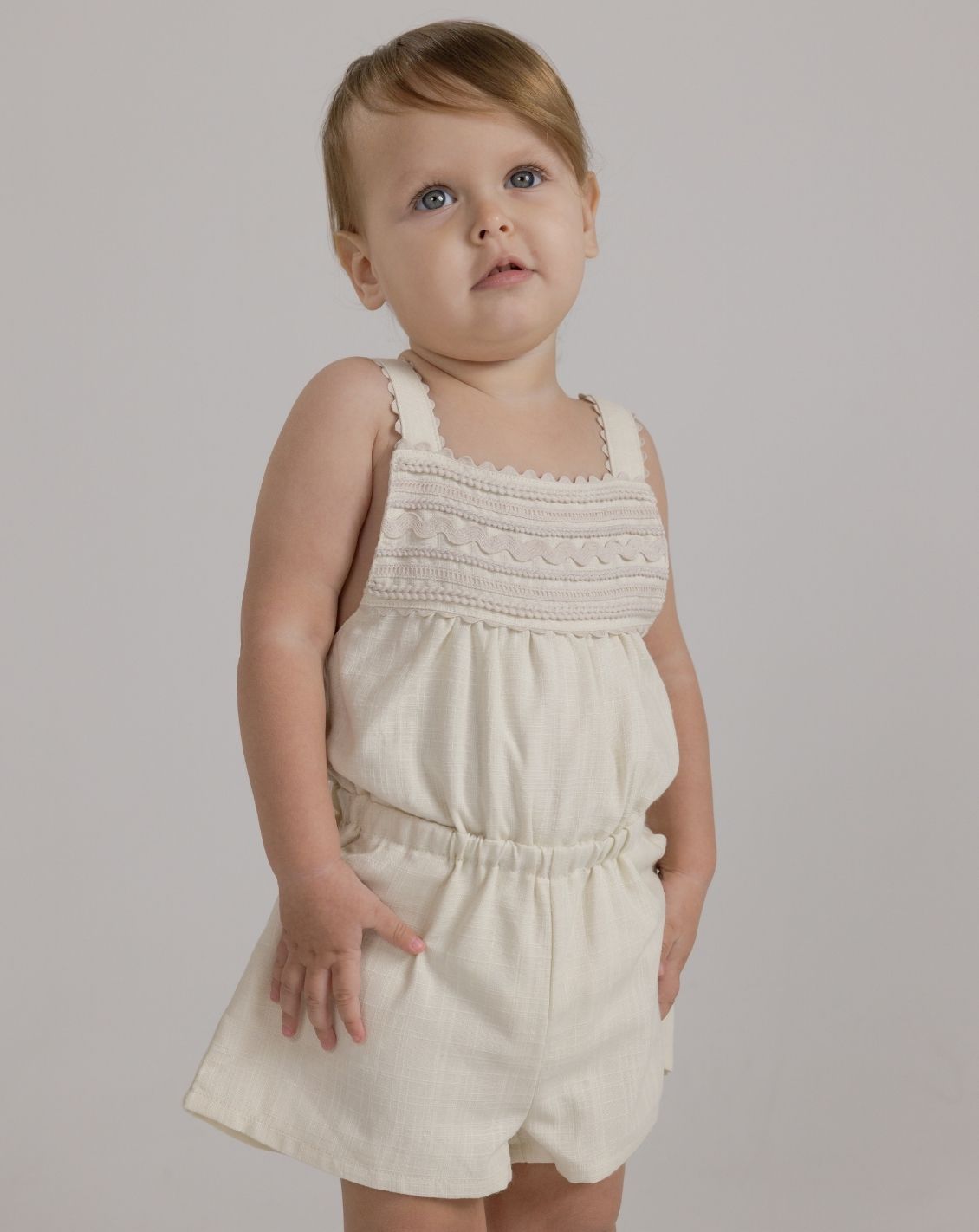 Flared Sleeve Woven Overall H - H5