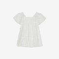 Embroidered Short seeve Mini Dress H - H17