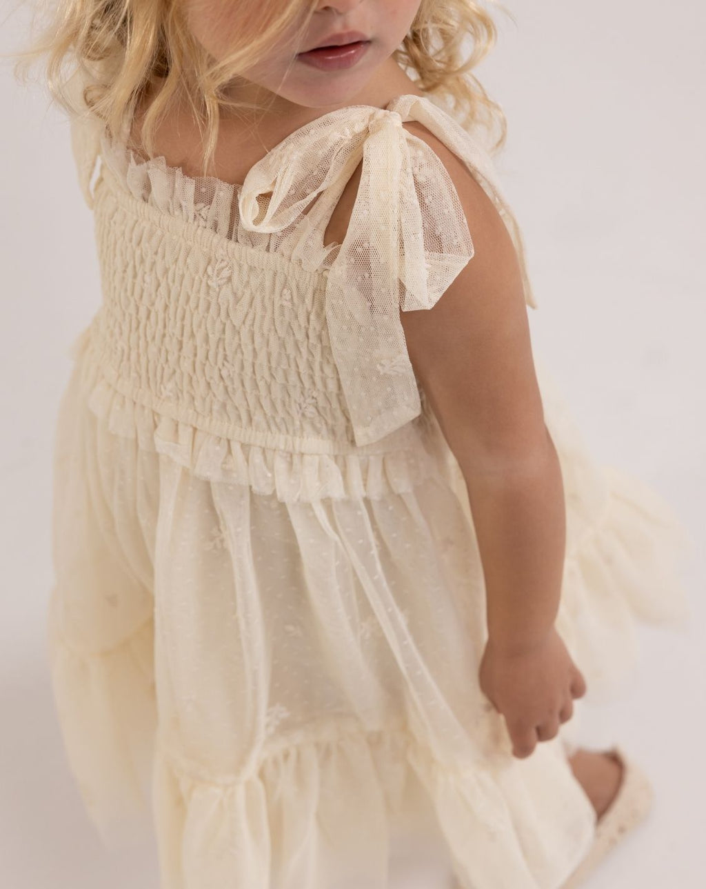 Embroidered Tulle Dress H18