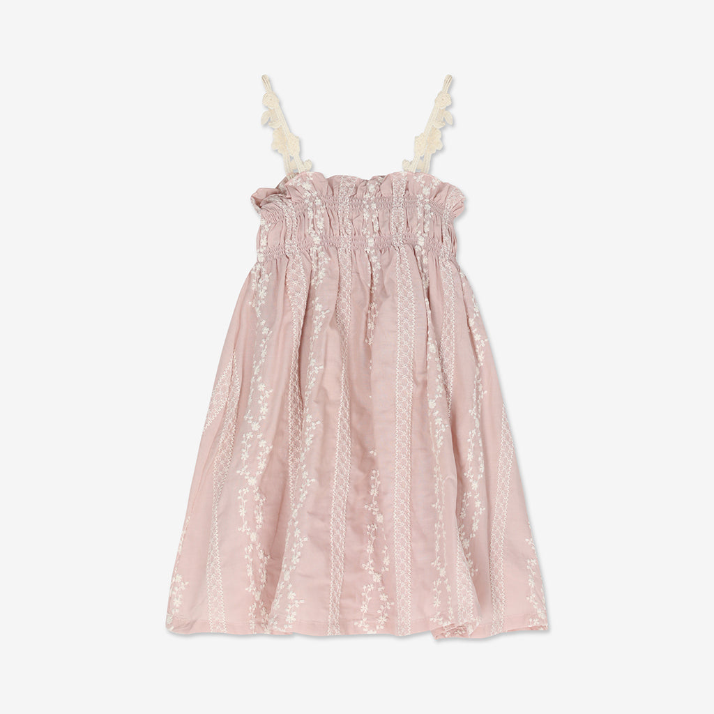Strappy Embroidered Dress H - H19