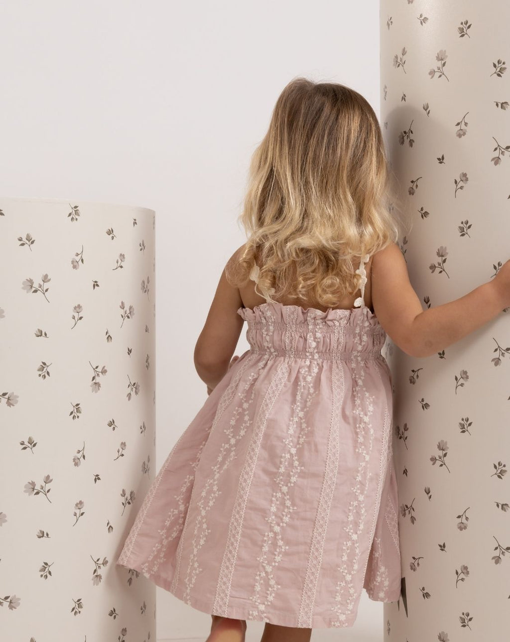 Strappy Embroidered Dress H - H19