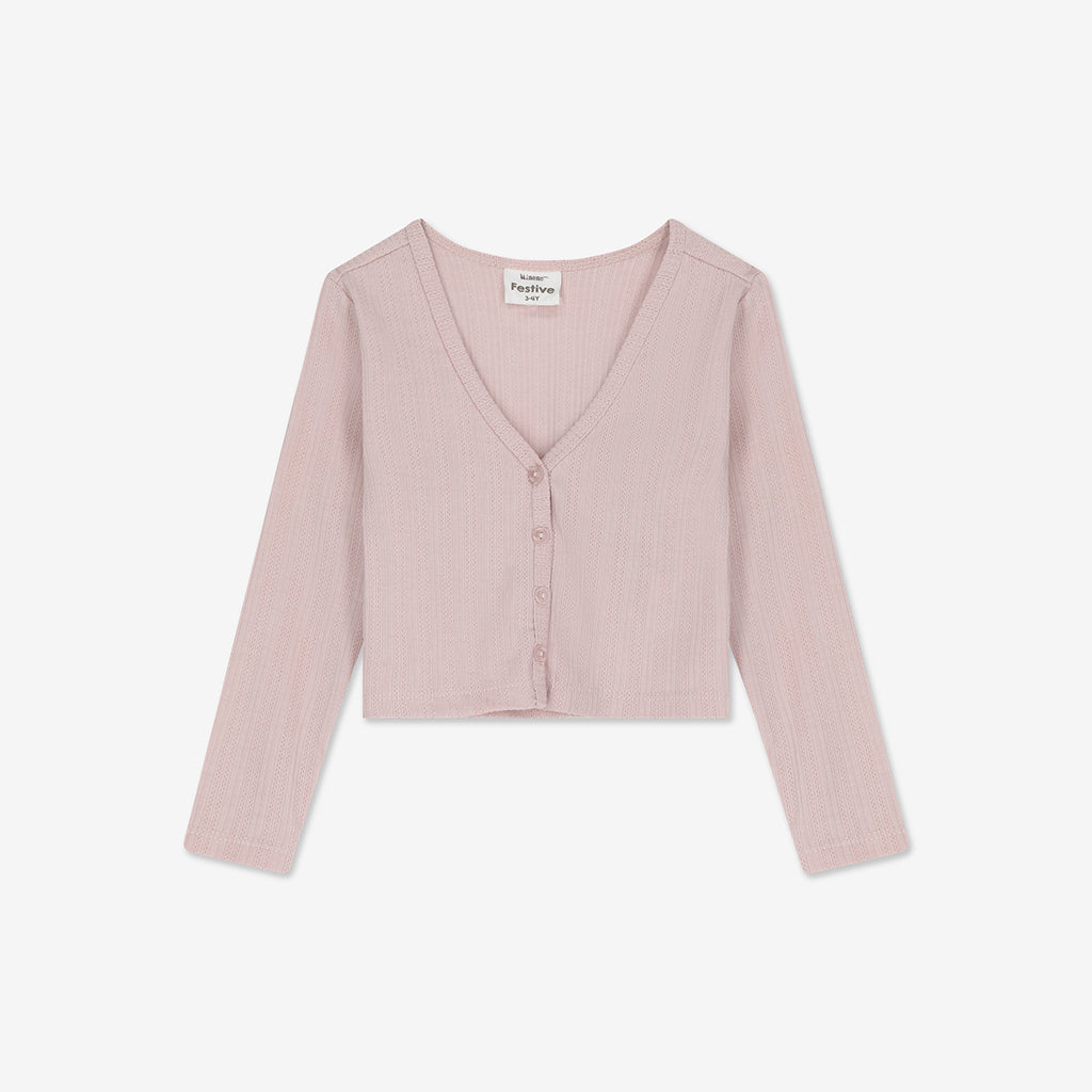 Pointelle Cardigan H - H25