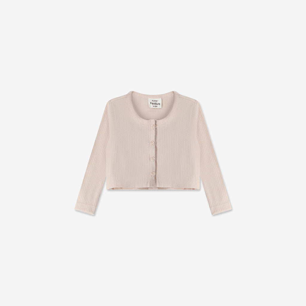 Pointelle Cardigan H - H24