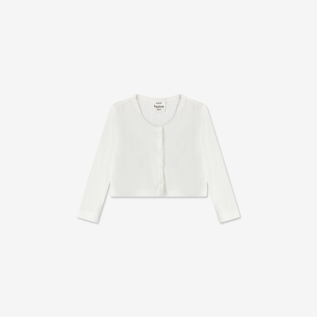Pointelle Cardigan H - H24