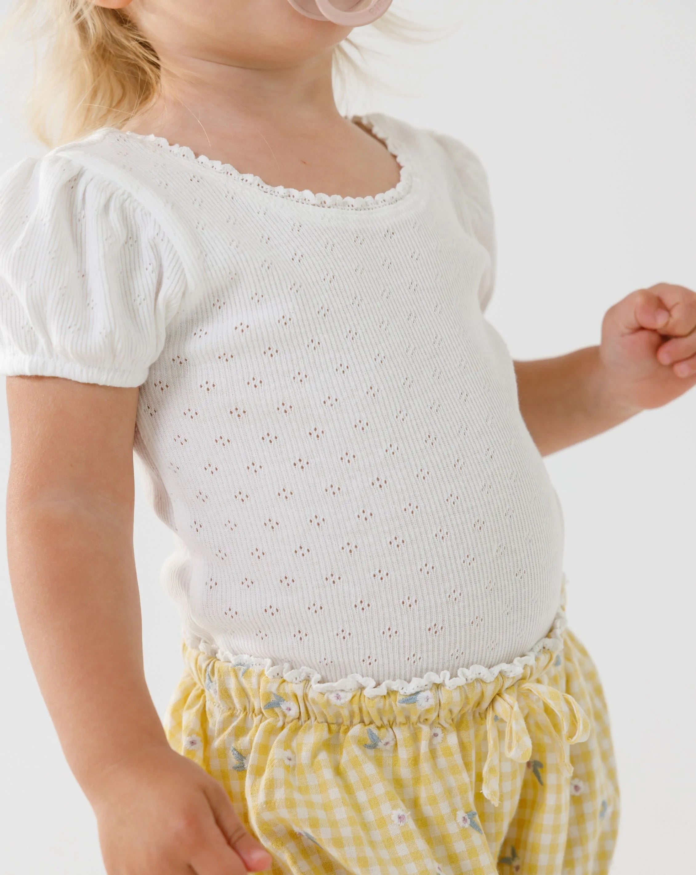 Puff Sleeves Bodysuit & Bloomers + Headband H26