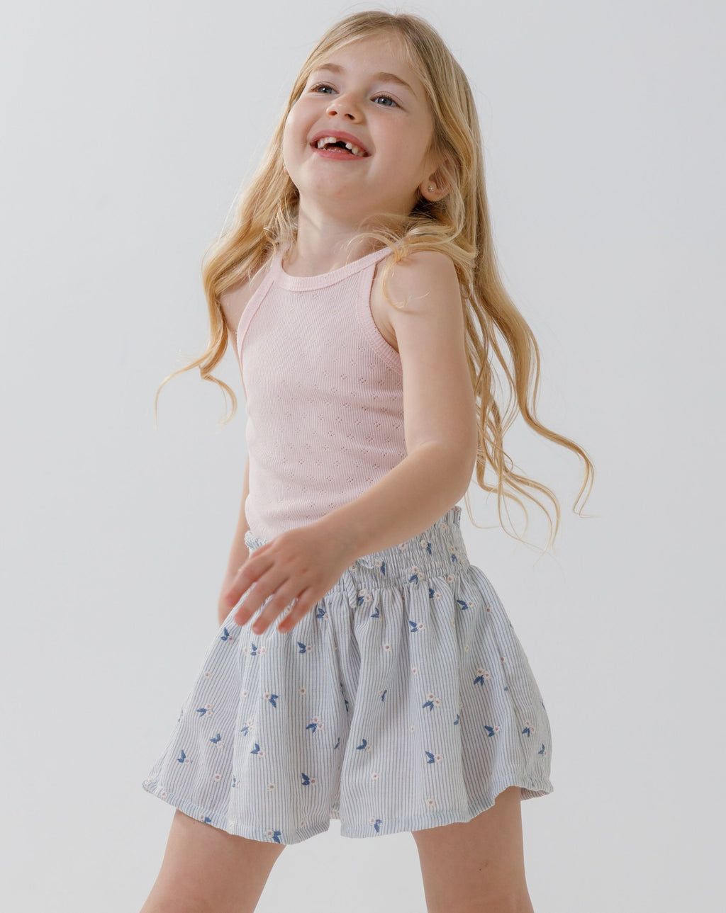 Collar Tank Top with Tied Back H30