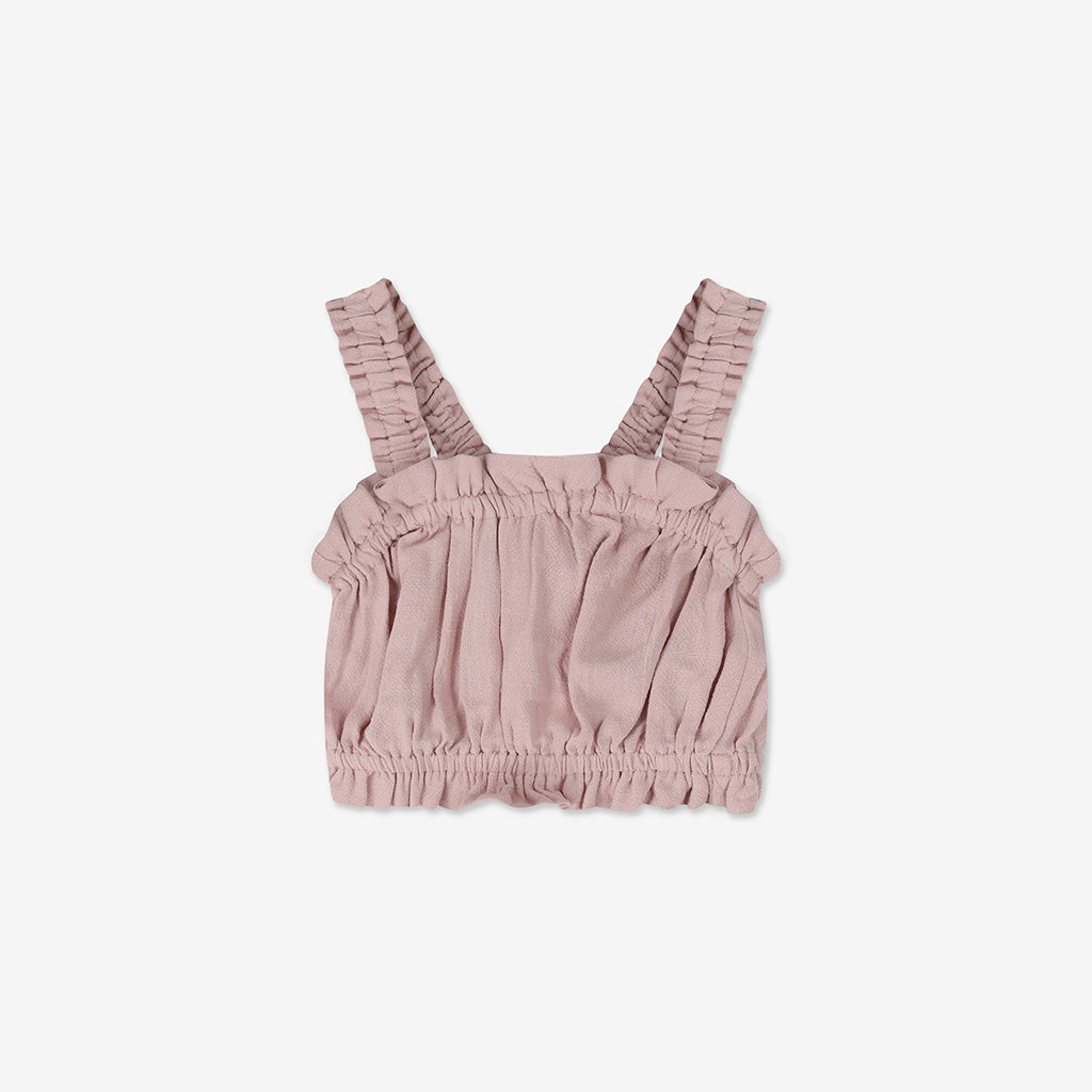 Cropped Woven Tank Top H - H32