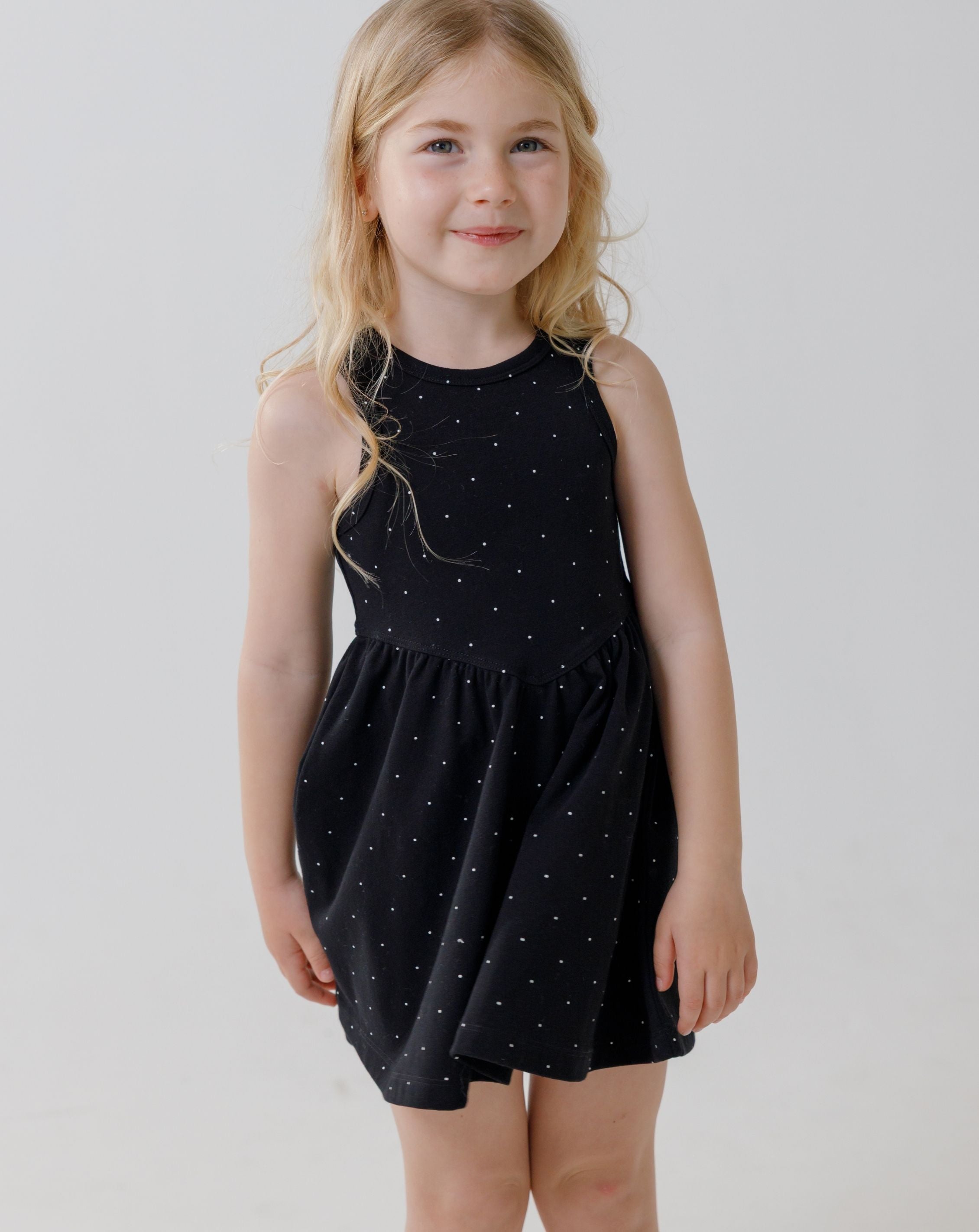 Ribbed Dres With Back Bows H - H36