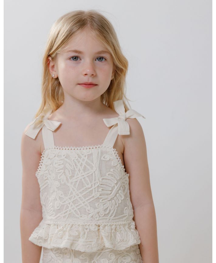 Peplum Textural Tank Top H41