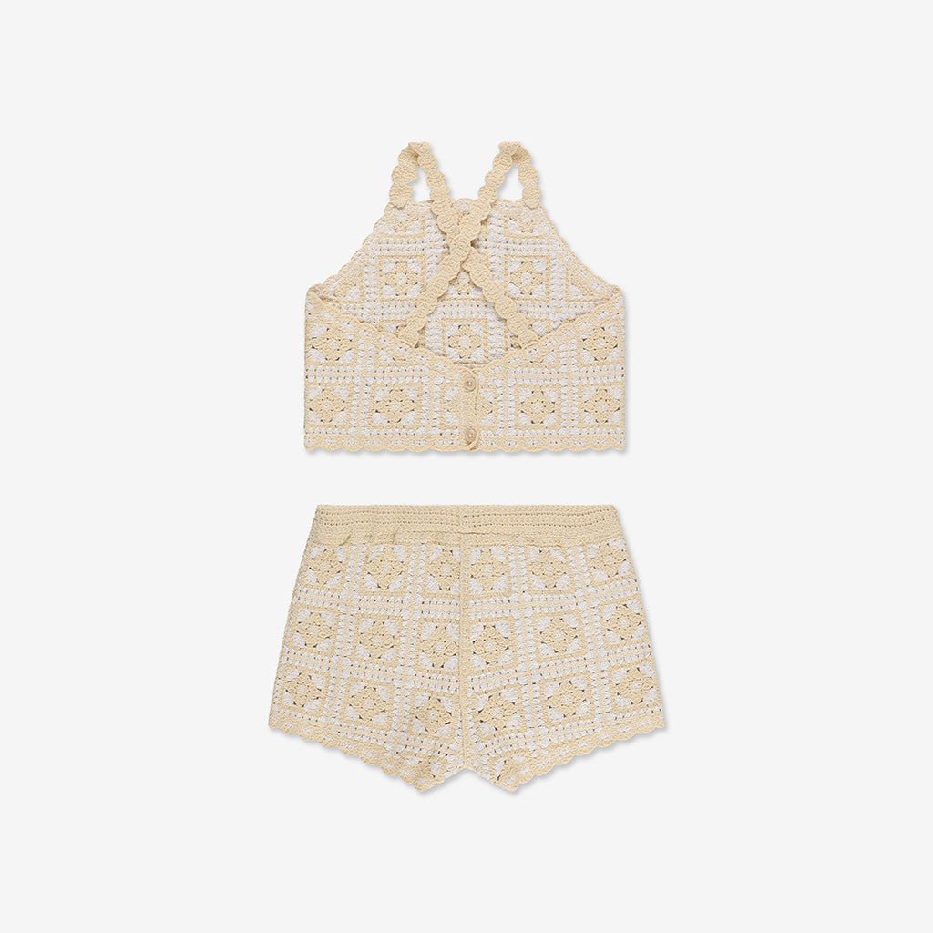 Crochet Tank Top & Short Set CR - CR24