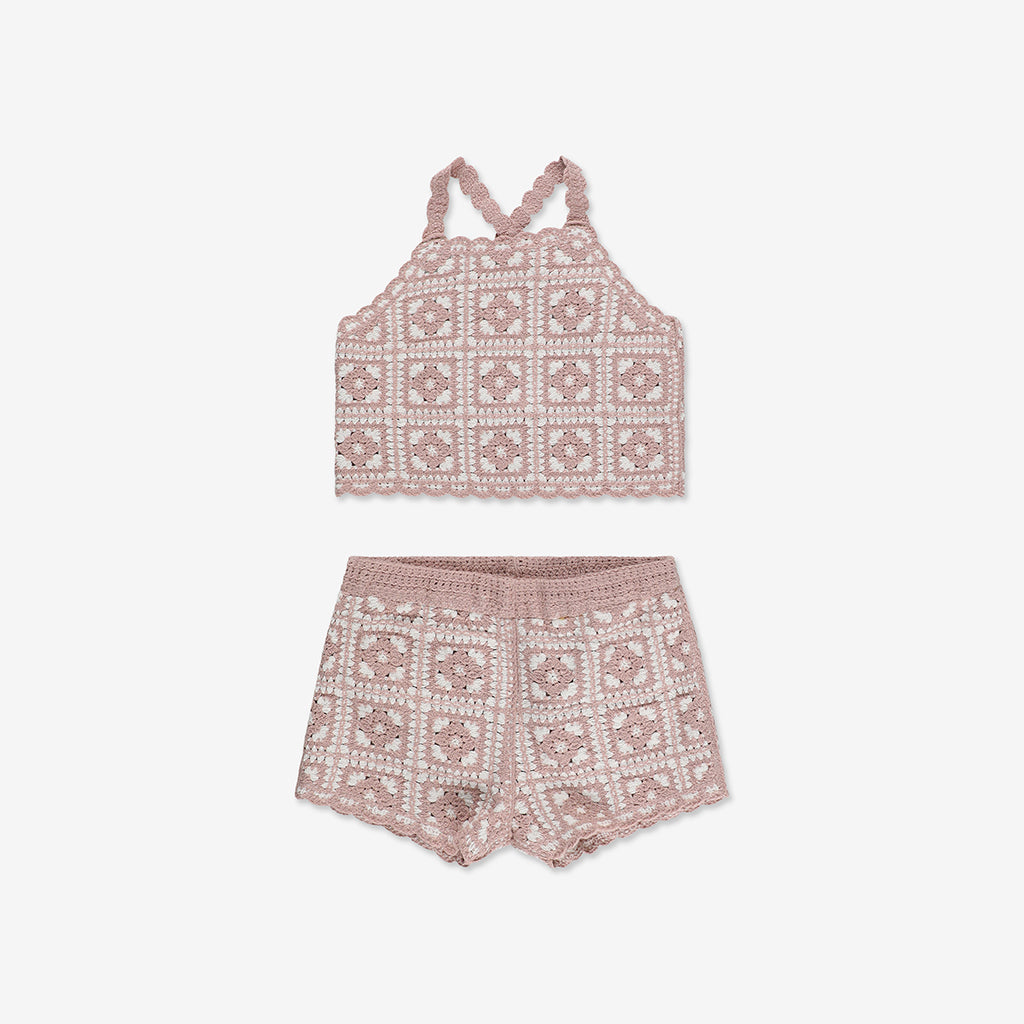 Crochet Tank Top & Short Set CR - CR24