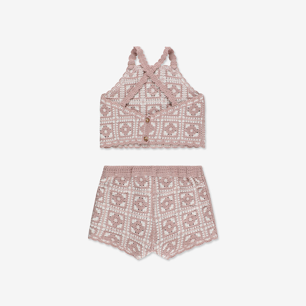 Crochet Tank Top & Short Set CR - CR24
