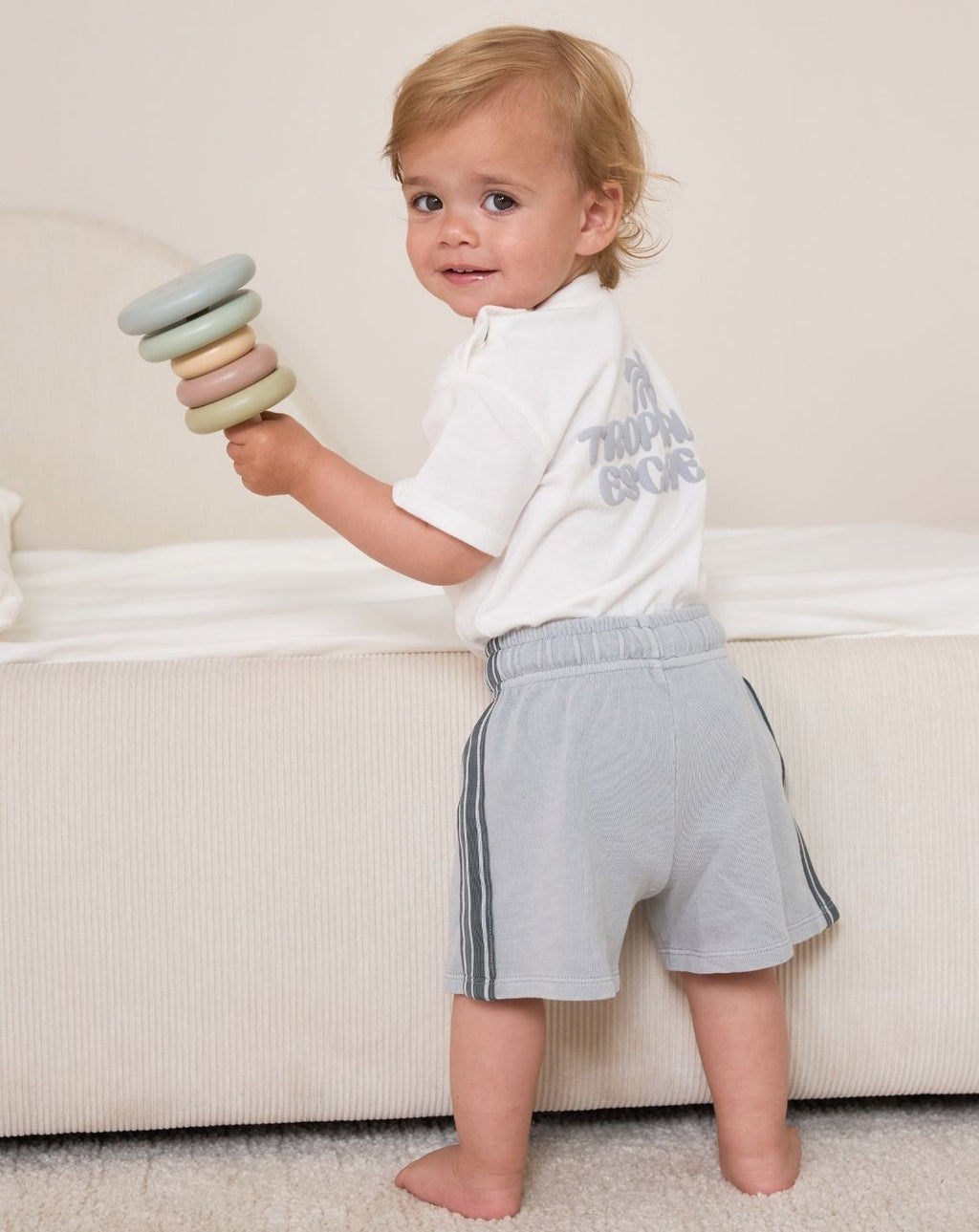 Bodysuit+ Washed Woven Short Pants Set NT - NT1