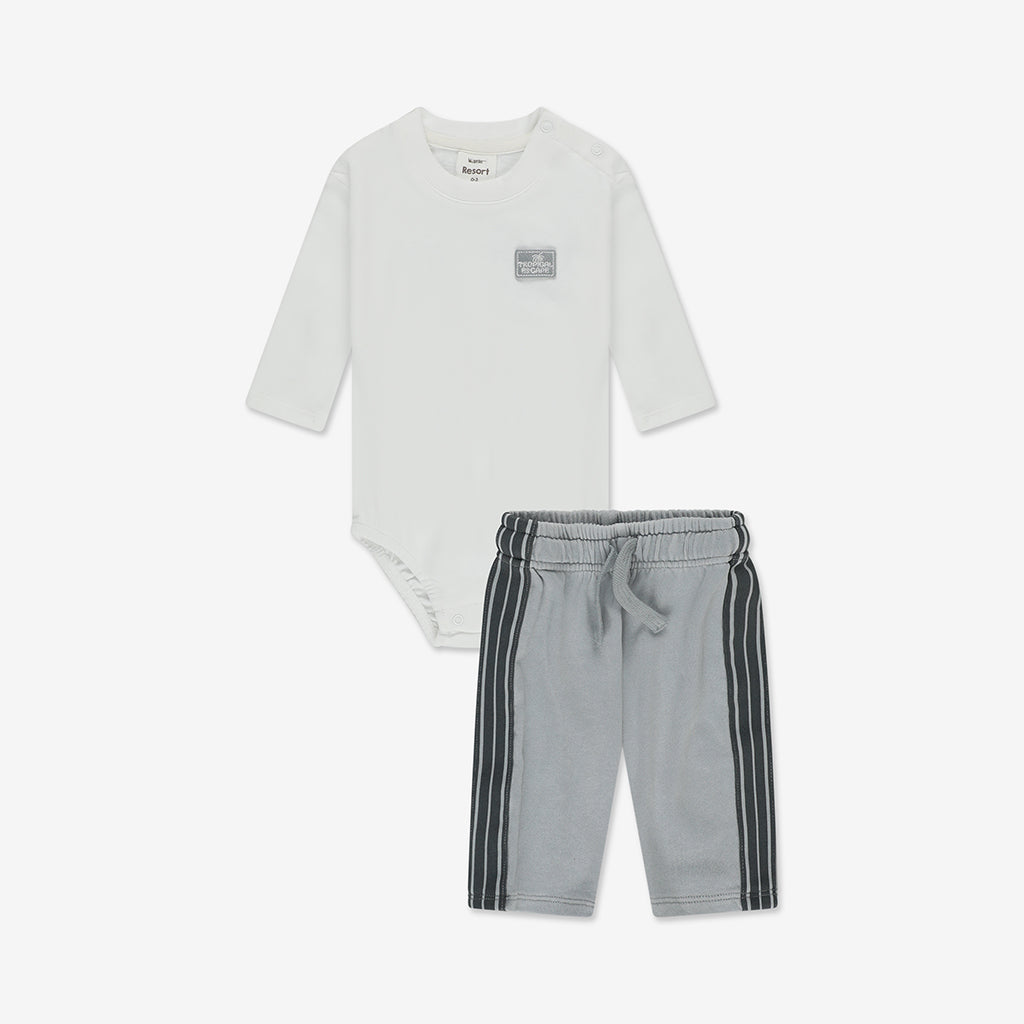 Bodysuit+ Washed Woven Short Pants Set NT - NT1
