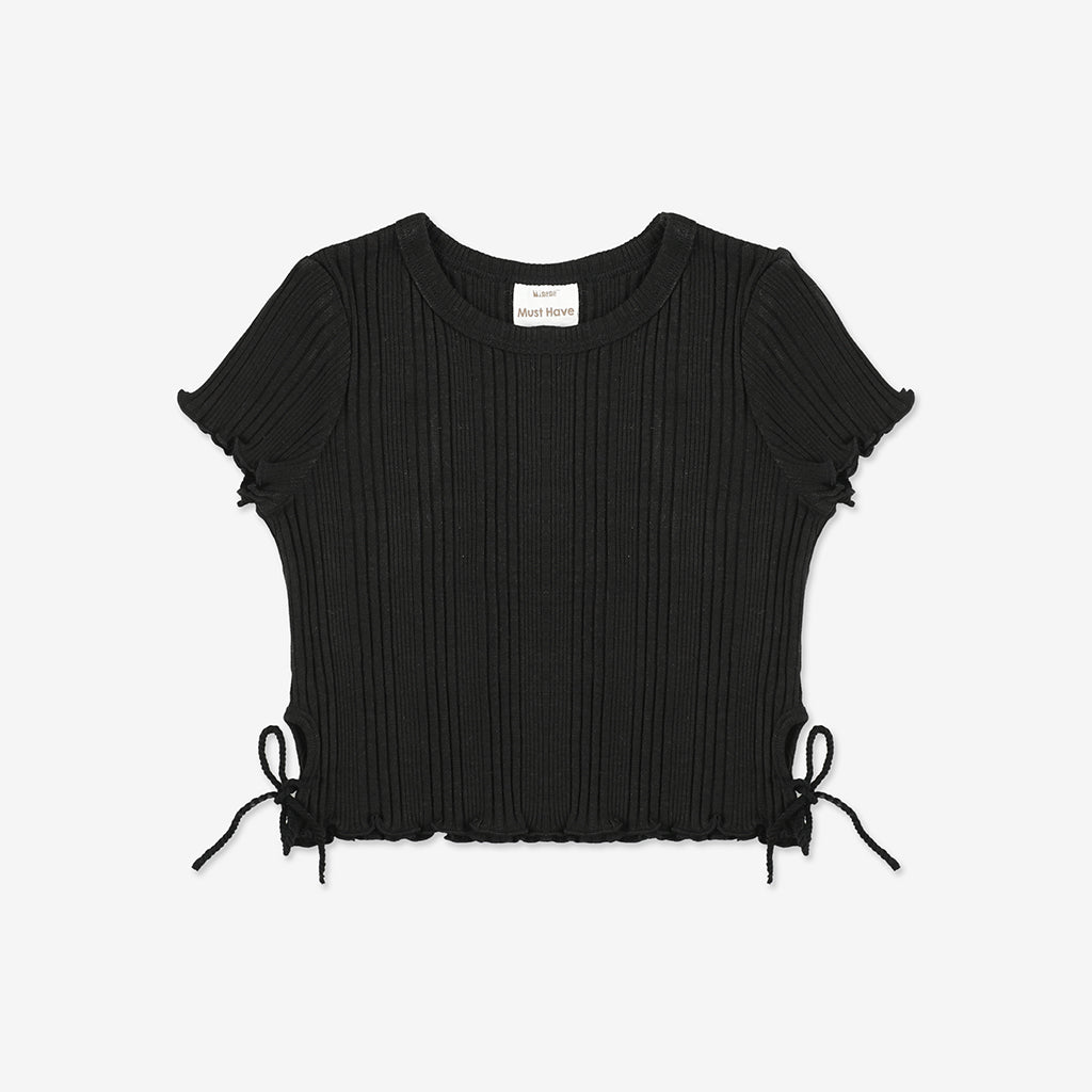 Girls Rib Cropped Shirt RIB - RIB7