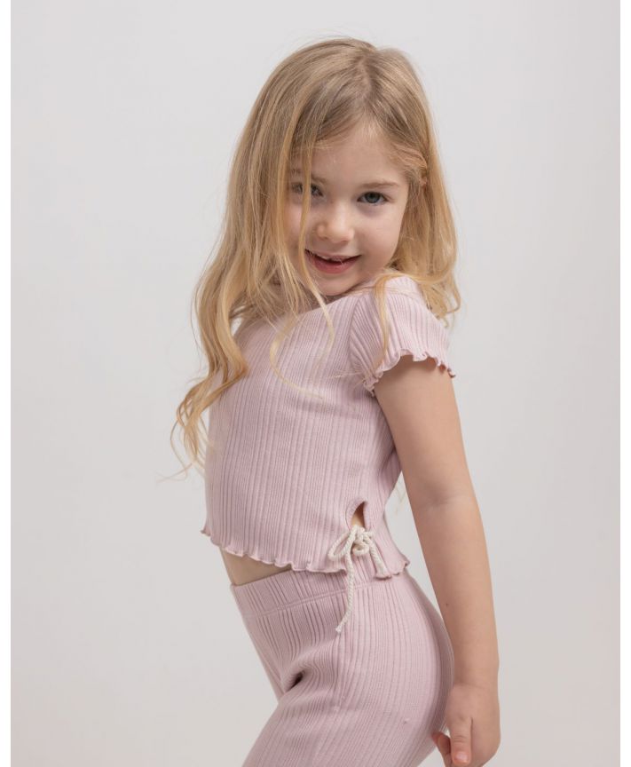 Girls Rib Cropped Shirt RIB - RIB7