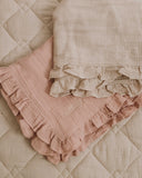 Muslin Blanket with raffles 120x100cm