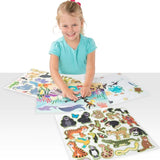 Melissa & Doug Reusable Sticker Pad - Habitat Animals