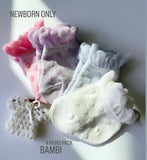 Baby Socks Pack of 4 -  Bambi , size: NB !