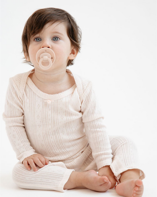 2 Pack Pointelle & Pique Overalls P