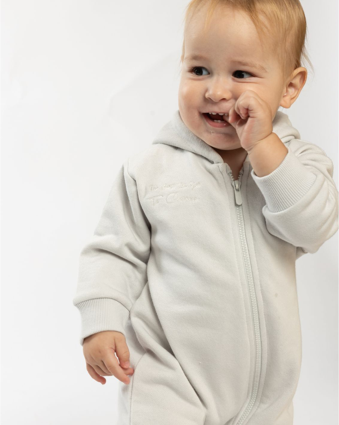 Hooded Overall With Zipper FB3