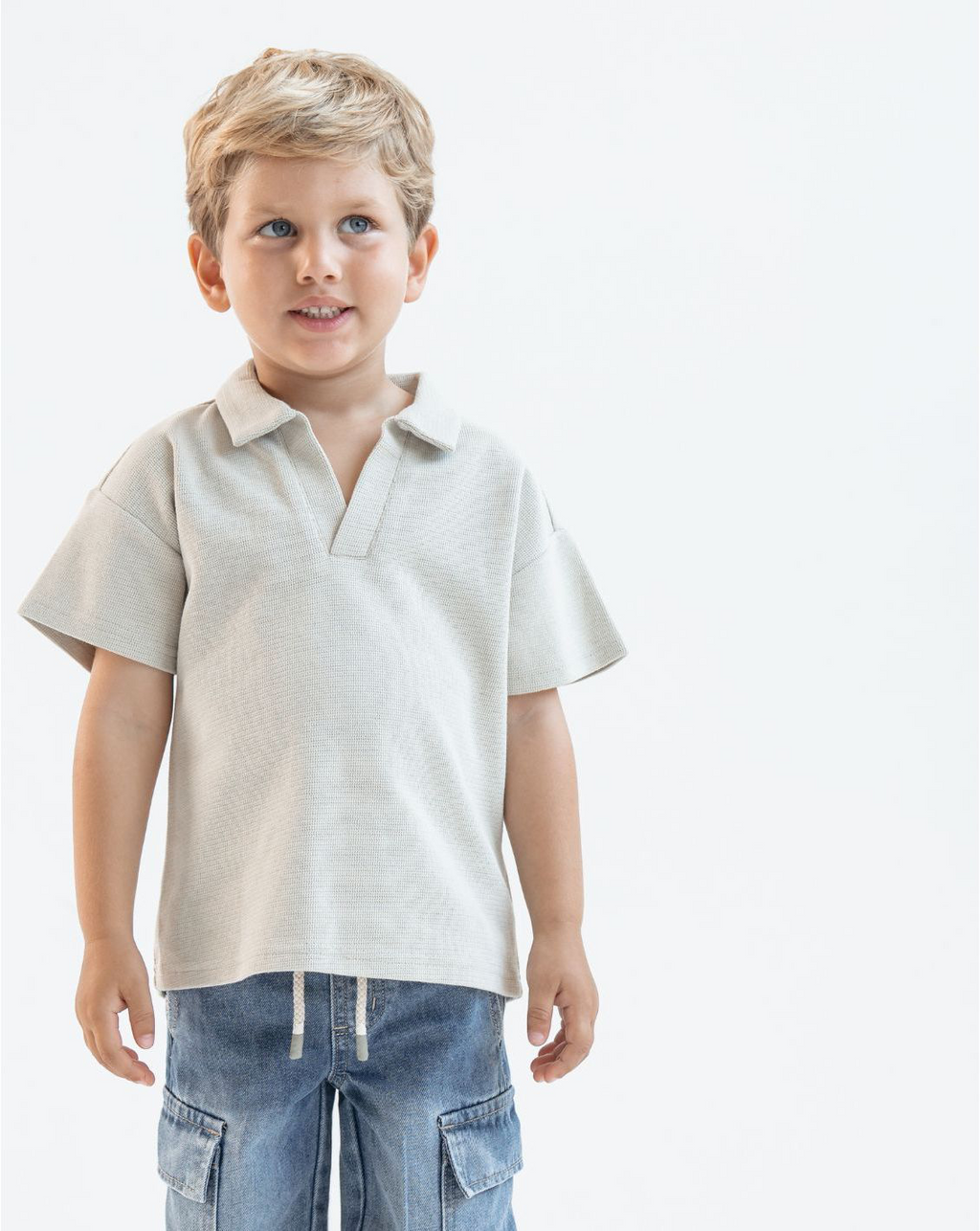 Knitted Polo Shirt With Pocket WB7