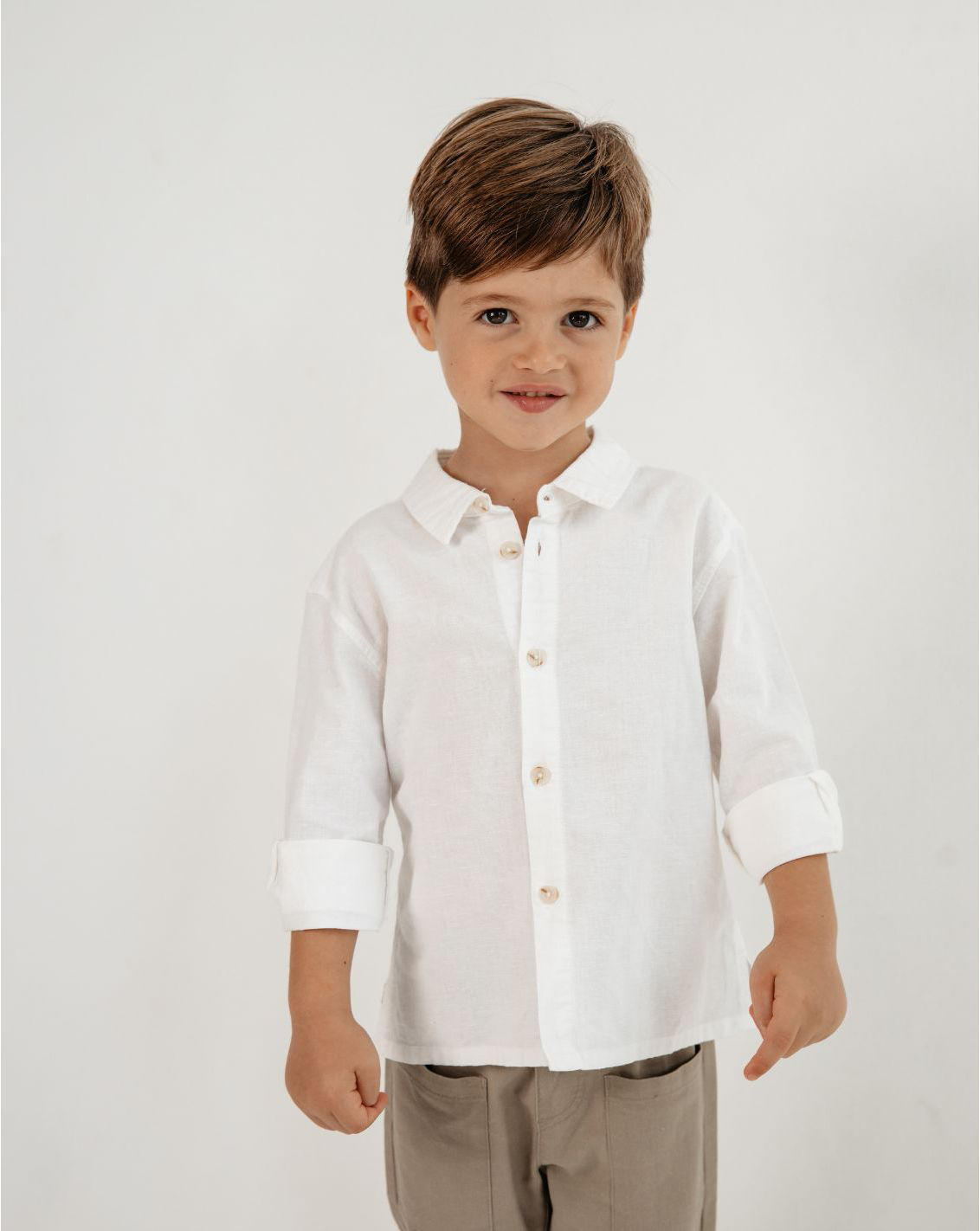 Button Woven Shirt WB3