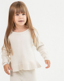 Girls Sweater with Ruffles S14