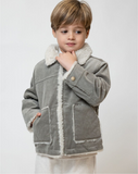 Boys Suede & Sherpa Jacket Y4