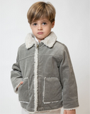 Boys Suede & Sherpa Jacket Y4