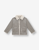 Boys Suede & Sherpa Jacket Y4