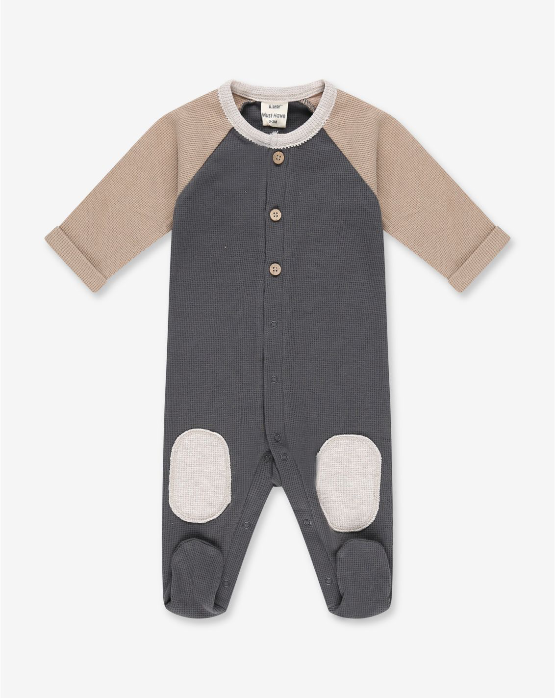 Pique Overall With Buttons PR3
