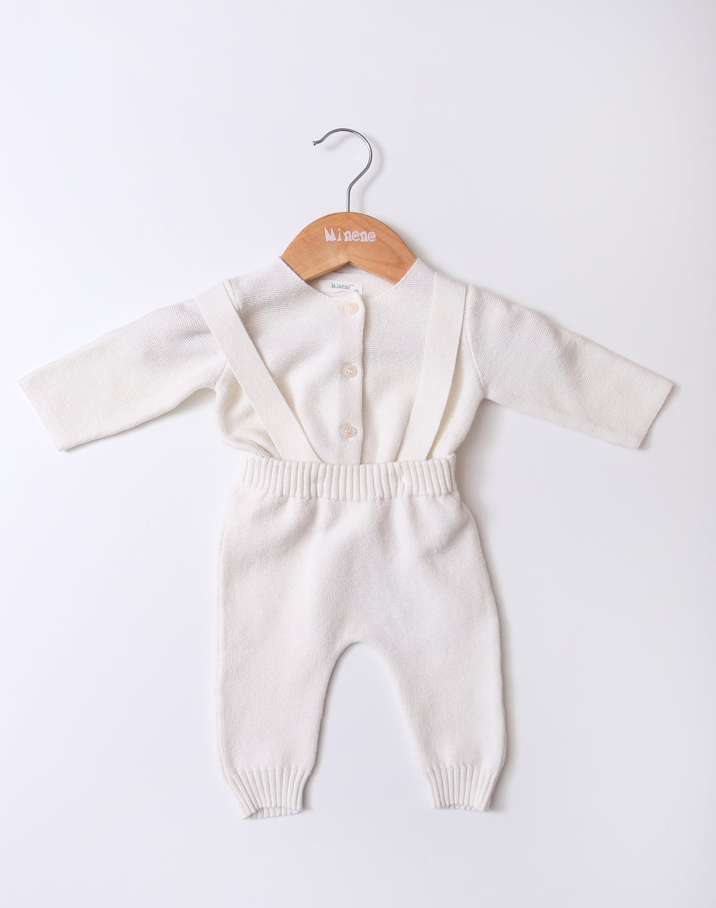 Knitted Overall With Suspenders BR