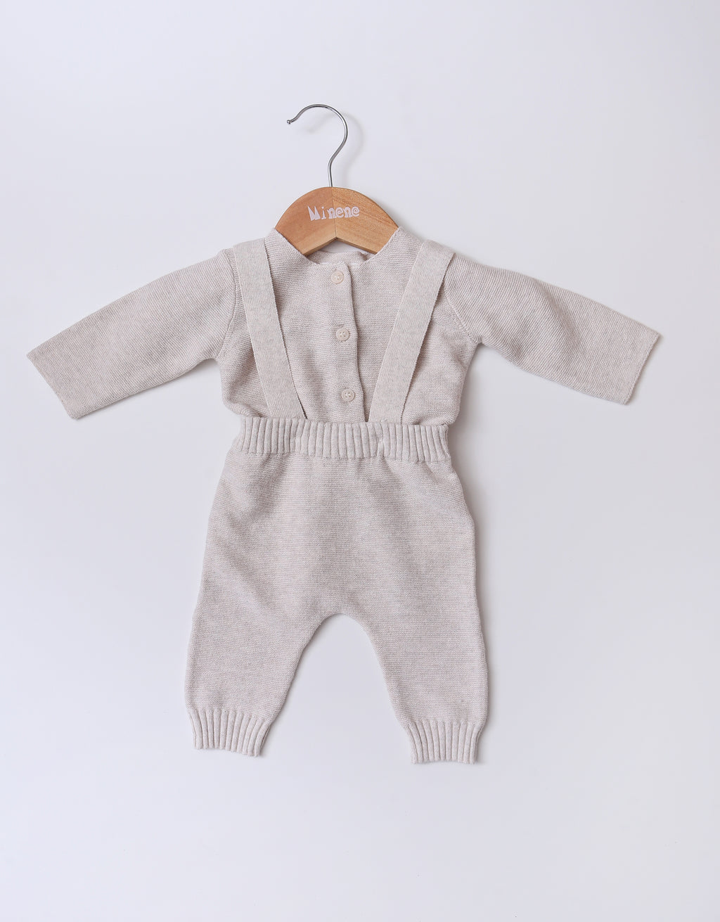 Knitted Overall With Suspenders BR