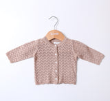Knitted Lace Cardigan With Buttons BR